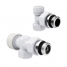 Набор термостатический осевой Royal Thermo Design 1/2"М30х1,5 Белый